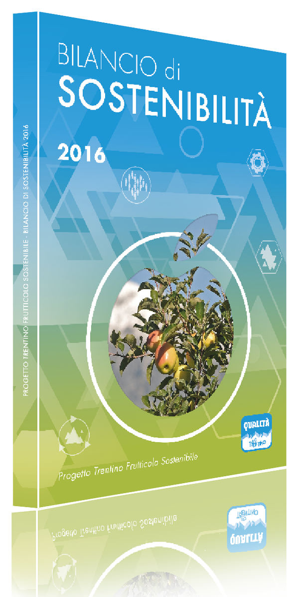 Bilancio Sostenibilità 2016 Copertina Trentino Frutticolo Sostenibile