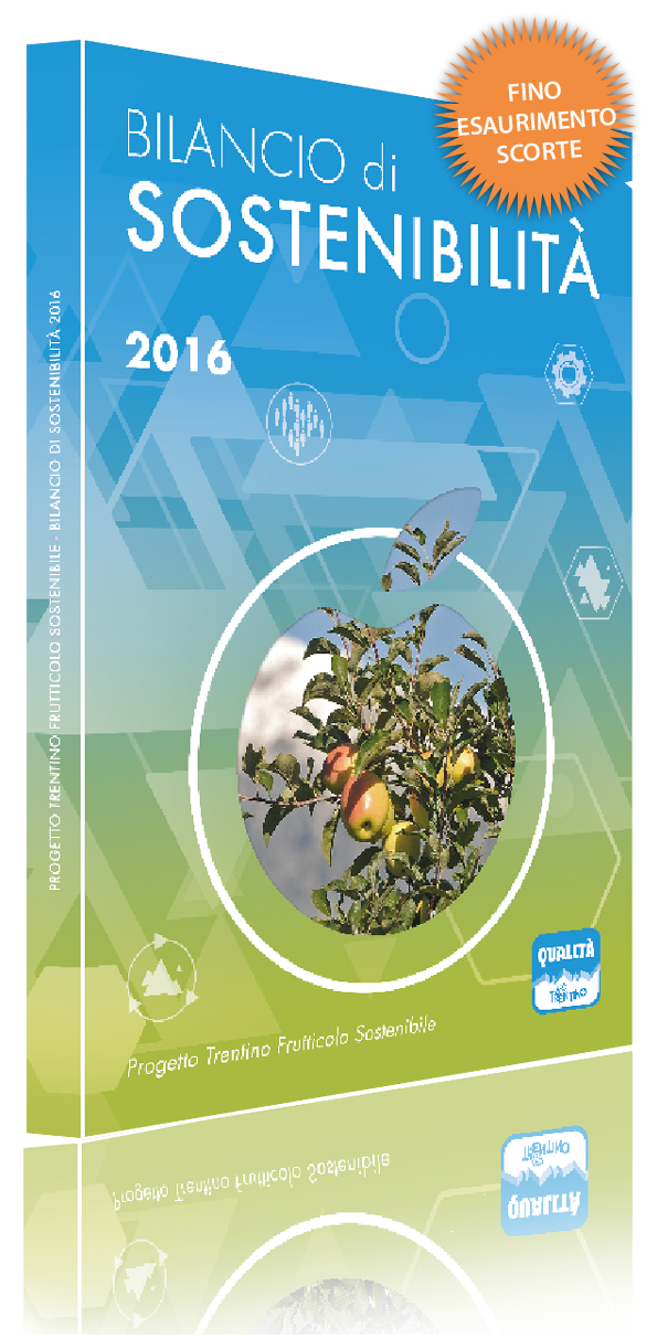 Bilancio Sostenibilità 2016 Copertina Trentino Frutticolo Sostenibile